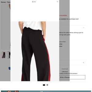Rachel Roy Rani Track Pants brand new